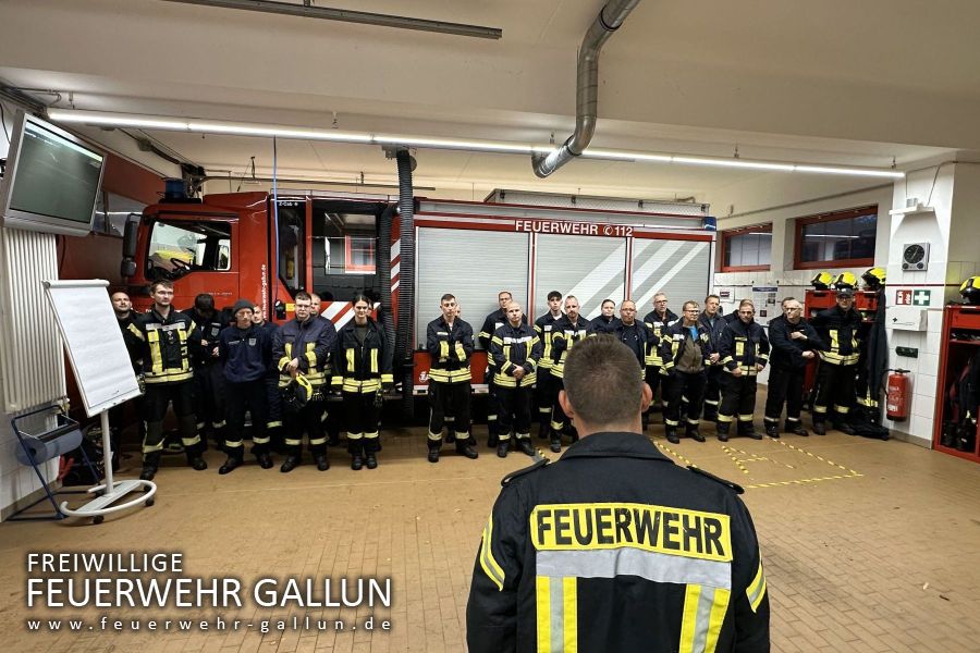 Ausbildung mit der Feuerwehr Mittenwalde